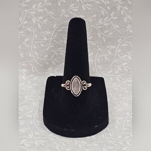 Sterling Silver Moonstone Gemstone Ring